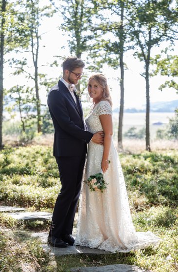 Bröllopsfotograf Åsa Lännerström, brudpar Fjärås naturum Bräcka, kungsbacka
