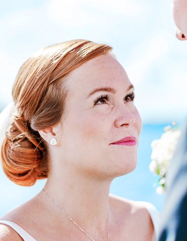 Bröllopsfotograf Åsa Lännerström, brud på Marstrand